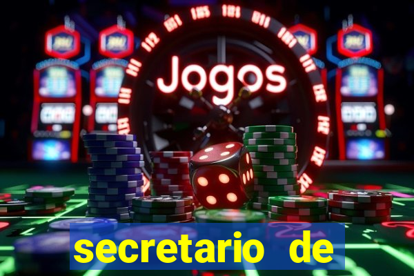 secretario de esporte salario